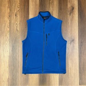 Timberland fleece vest (blue) size M